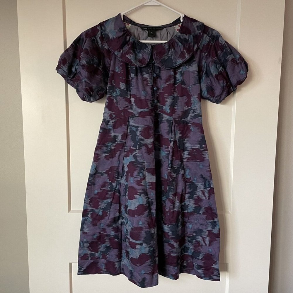 Women’s Marc By Marc Jacob’s Purple Blue Dress Size 2 - Picture 9 of 12